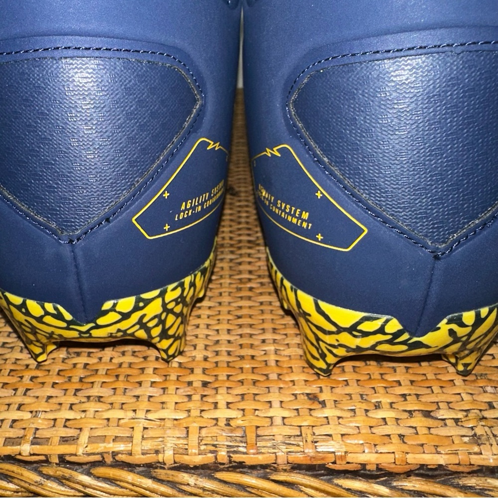 Nike Jordan Alpha Menace Pro 3 Promo Michigan Wolverines DH3368 403 Size 12 - Picture 7 of 14